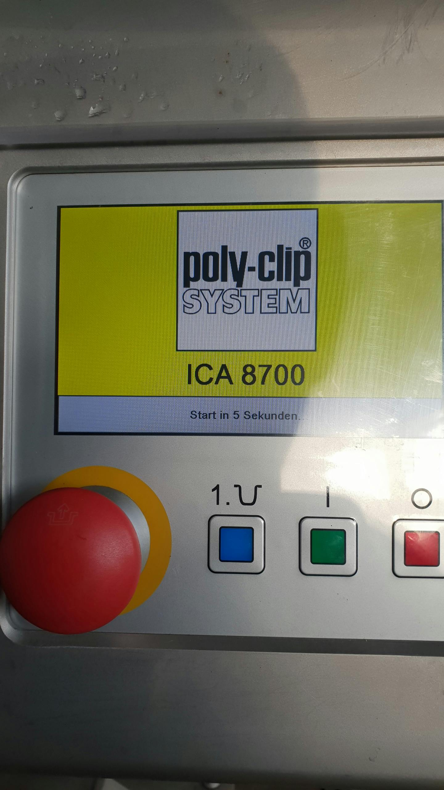 Unità di controllo of POLYCLIP ICA 8700 