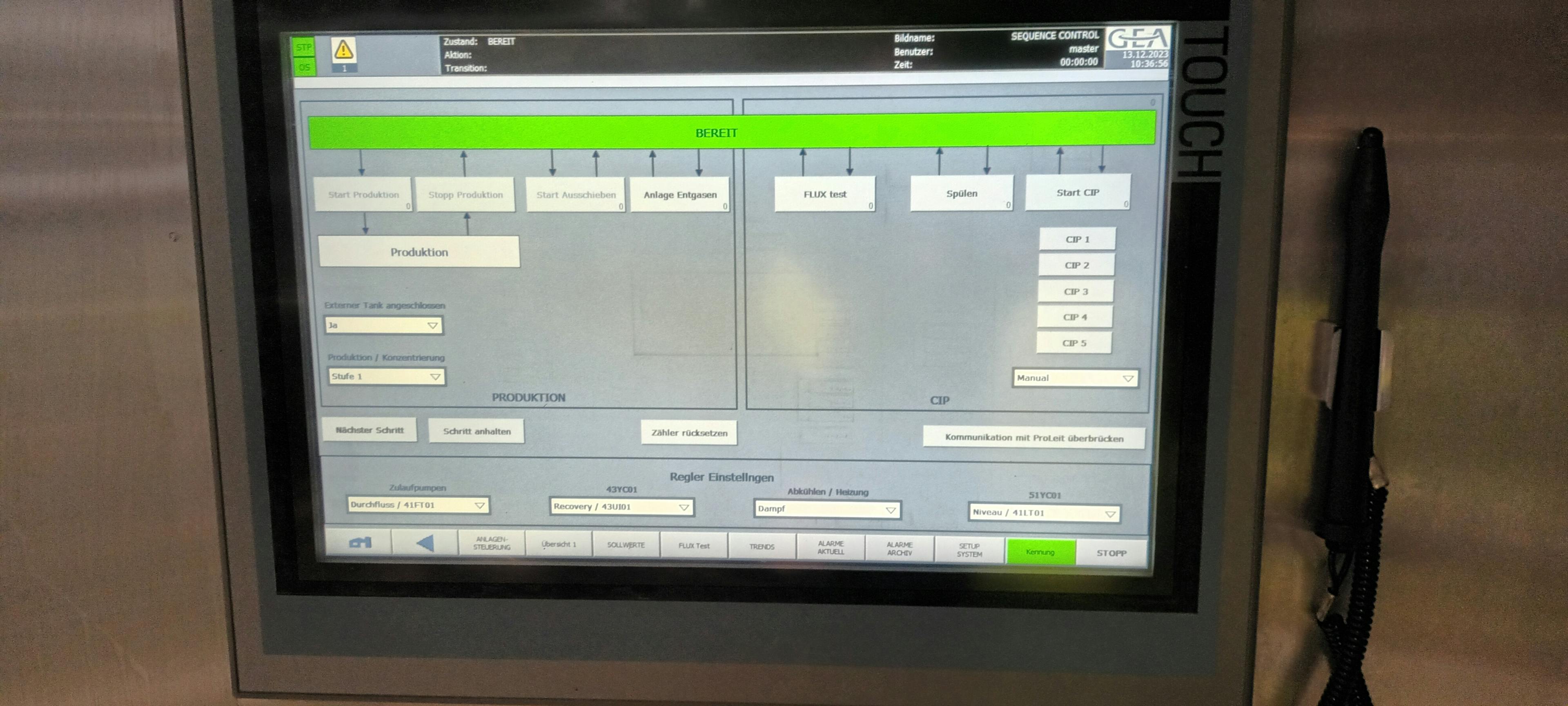 Unità di controllo of GEA AromaPlus S